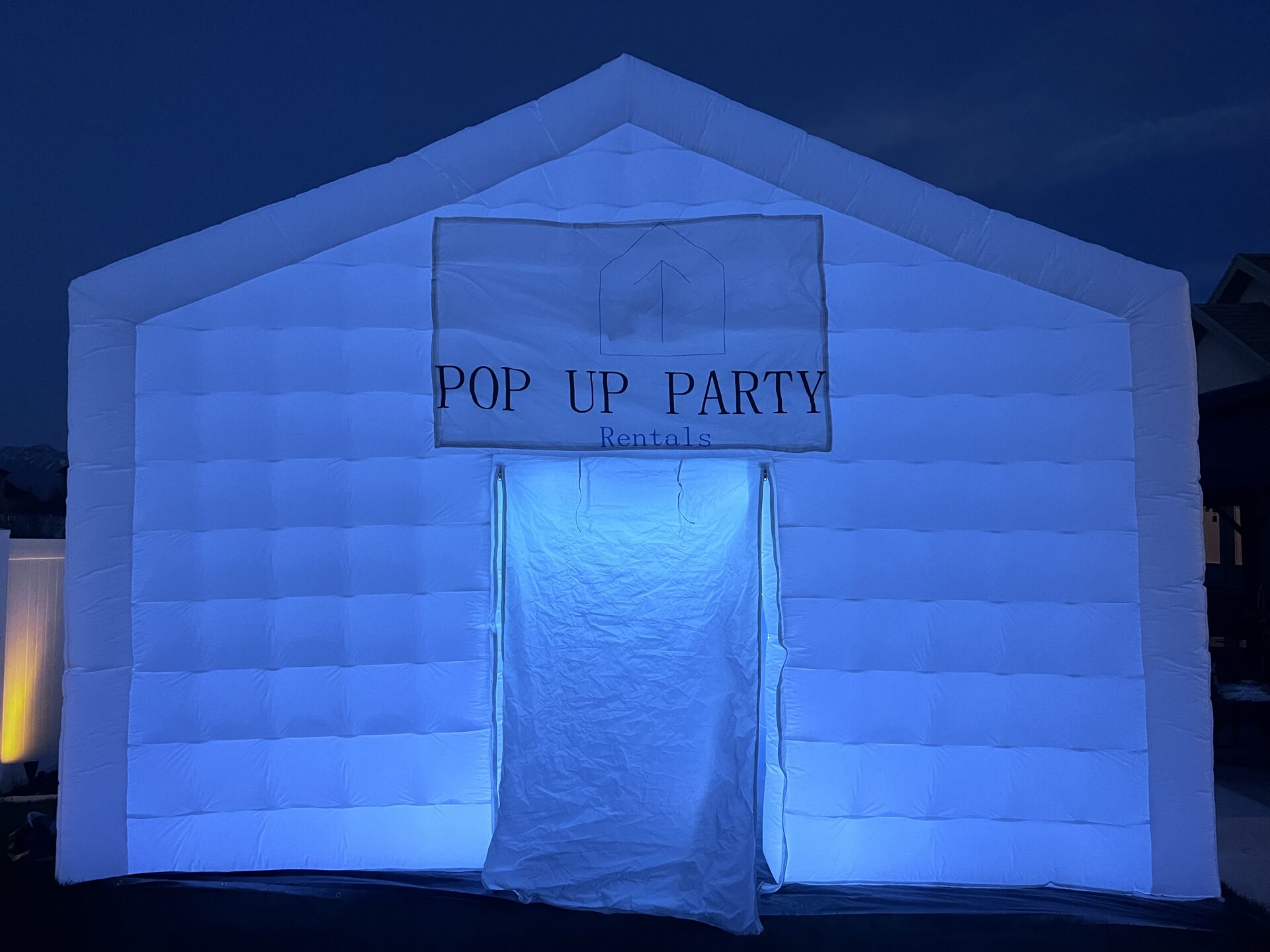 blowup tent rental salt lake city